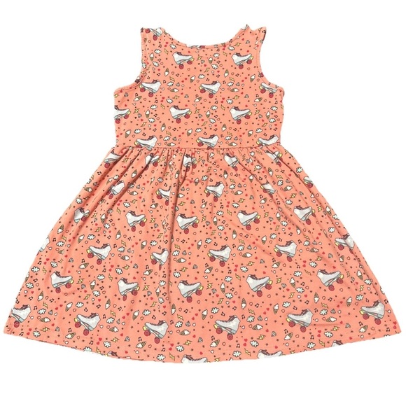 Flip Flop Girls 7 Summer Dress Back To School Play Roller Skates Preppy Cute - Picture 2 of 7